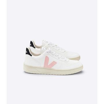 Veja V-10 CWL Women's Sneakers White/Pink | NZ 658TCE